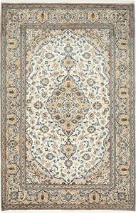 Tappeto Kashan Persia Medaglione Avorio Beige 200x305 Cm