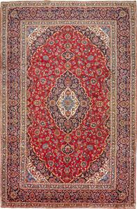 Tappeto Ardakan Persia Medaglione Rosso Blu 245x370 Cm