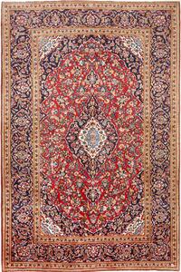 Tappeto Ardakan Persia Medaglione Rosso Blu 200x295 Cm