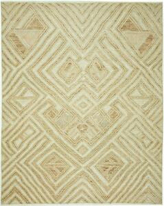 Tappeto Gabbeh Marrakech Persia Geometrico Crema Beige 239x302 Cm