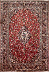Tappeto Ardakan Persia Medaglione Rosso Blu 268x396 Cm