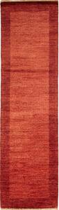 Tappeto Shayan Pakistan Tinta Unita Rosso Mattone 79x295 Cm