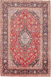 Tappeto Ardakan Persia Medaglione Rosso Blu 198x295 Cm