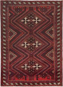 Tappeto Lori Persia Geometrico Rosso Indaco 220x310 Cm