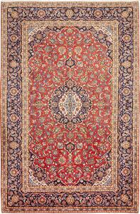 Tappeto Ardakan Persia Medaglione Rosso Blu 202x305 Cm