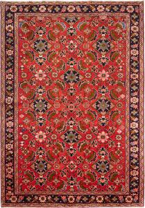 Tappeto Sarough Persia Geometrico Rosso Blu 207x302 Cm