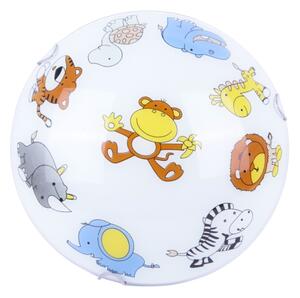 Globo 40607 - Plafoniera per bambini KIDDY 2xE27ILLU/60W/230V