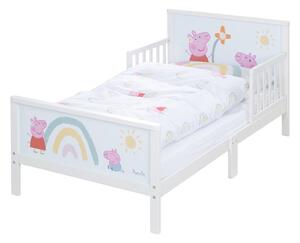 Letto bianco per bambini 70x140 cm Peppa Pig - Roba