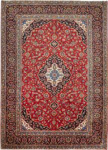 Tappeto Ardakan Persia Medaglione Rosso Blu 248x347 Cm