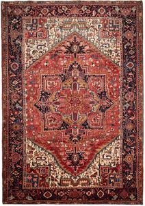 Tappeto Gorawan Persia Medaglione Rosso Blu 232x335 Cm