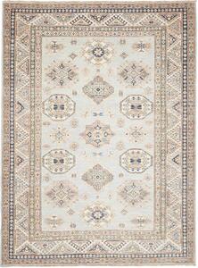 Tappeto Kazak Fine Pakistan Geometrico Azzurro Beige 178x238 Cm