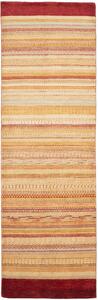 Tappeto Royal Gabbeh Pakistan Astratto Crema Rosso 79x249 Cm