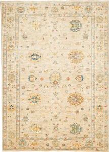 Tappeto Malka Pakistan Floreale Beige Blu 147x205 Cm