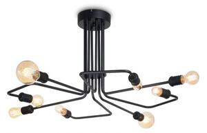 Lampada da soffitto triumph pl8 nero