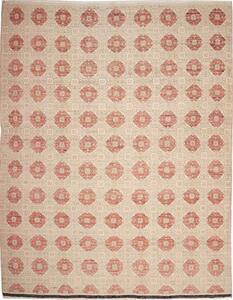 Tappeto African Design Pakistan Geometrico Beige Rosa Antico 235x310 Cm