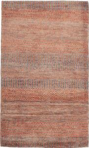 Tappeto Royal Gabbeh Pakistan Geometrico Arancio Bruciato Grigio 76x128 Cm