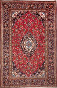 Tappeto Ardakan Persia Medaglione Rosso Blu 198x310 Cm