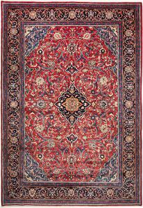 Tappeto Sarough Persia Medaglione Rosso Blu 210x310 Cm