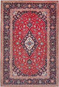 Tappeto Ardakan Persia Medaglione Rosso Blu 200x296 Cm