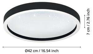 Eglo 900411 -LED RGBW Plafoniera dimmerabile MONTEMORELOS-Z LED/17,8W/230V