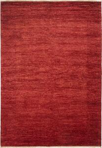 Tappeto Shayan Pakistan Astratto Rosso Intenso 154x201 Cm