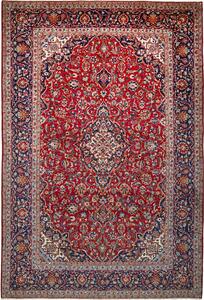Tappeto Ardakan Persia Medaglione Rosso Blu 240x360 Cm