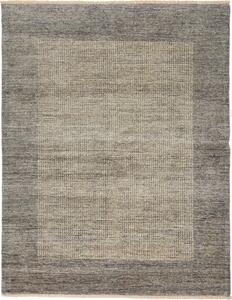 Tappeto Shayan Pakistan Tinta Unita Grigio Beige 156x199 Cm