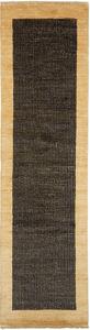 Tappeto Shayan Pakistan Geometrico Beige Nero 79x241 Cm
