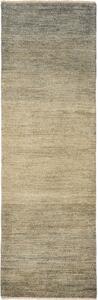 Tappeto Shayan Pakistan Astratto Grigio Beige Sfumato 78x244 Cm