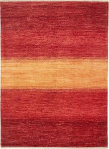 Tappeto Shayan Pakistan Astratto Rosso Arancio 150x204 Cm