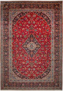 Tappeto Ardakan Persia Medaglione Rosso Blu 272x400 Cm