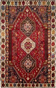 Tappeto Shiraz Persia Geometrico Rosso Blu 188x290 Cm