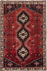 Tappeto Shiraz Persia Geometrico Rosso Blu 173x259 Cm