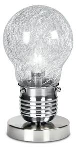 Lume lampadina fili alluminio 1xe14 15x28cm