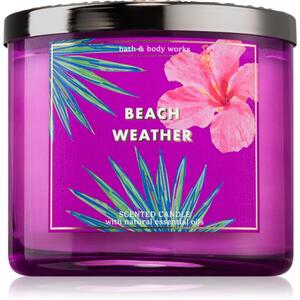 Bath & Body Works Beach Weather candela profumata 411 g