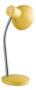 Lampada da tavolo flex in metallo colore giallo play 4030 g