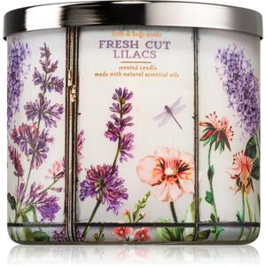 Bath & Body Works Fresh Cut Lilacs candela profumata 411 g