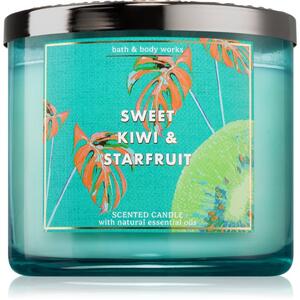 Bath & Body Works Sweet Kiwi & Starfruit candela profumata 411 g