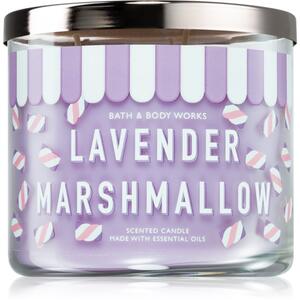 Bath & Body Works Lavender Marshmallow candela profumata 411 g