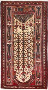 Tappeto Baluch Persia Geometrico Avorio Rosso 108x205 Cm