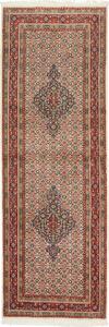 Tappeto Moud Persia Medaglione Rosso Crema 76x235 Cm