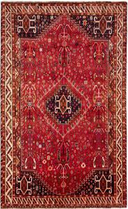 Tappeto Shiraz Persia Geometrico Rosso Blu 172x280 Cm