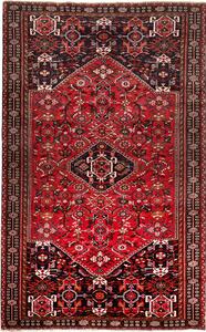 Tappeto Shiraz Persia Geometrico Rosso Blu 163x258 Cm