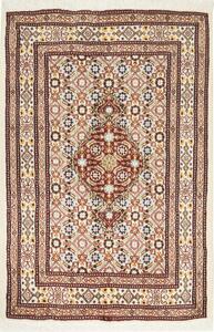 Tappeto Moud Persia Medaglione Crema Bordeaux 61x91 Cm