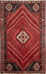Tappeto Shiraz Persia Geometrico Rosso Blu 177x280 Cm
