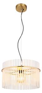 Globo 15698HM - Lampadario a sospensione con filo GORLEY 1xE27/60W/230V diametro 40 cm oro