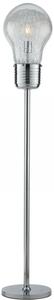 Piantana lampadina fili alluminio 1xe27 30x165cm