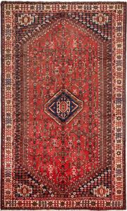 Tappeto Shiraz Persia Geometrico Rosso Blu Scuro 160x260 Cm