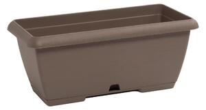 Cassetta portafiori Terrae in polipropilene colore beige H 16.7 x L 40 x P 50 cm
