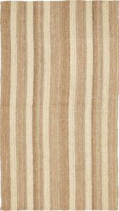 Tappeto Kilim Persia A Righe Beige Marrone Chiaro 101x181 Cm